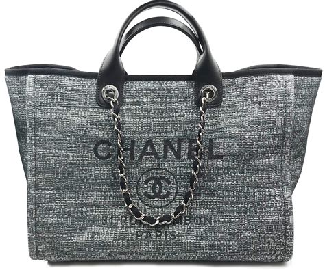 clear chanel tote bag|large black chanel tote bag.